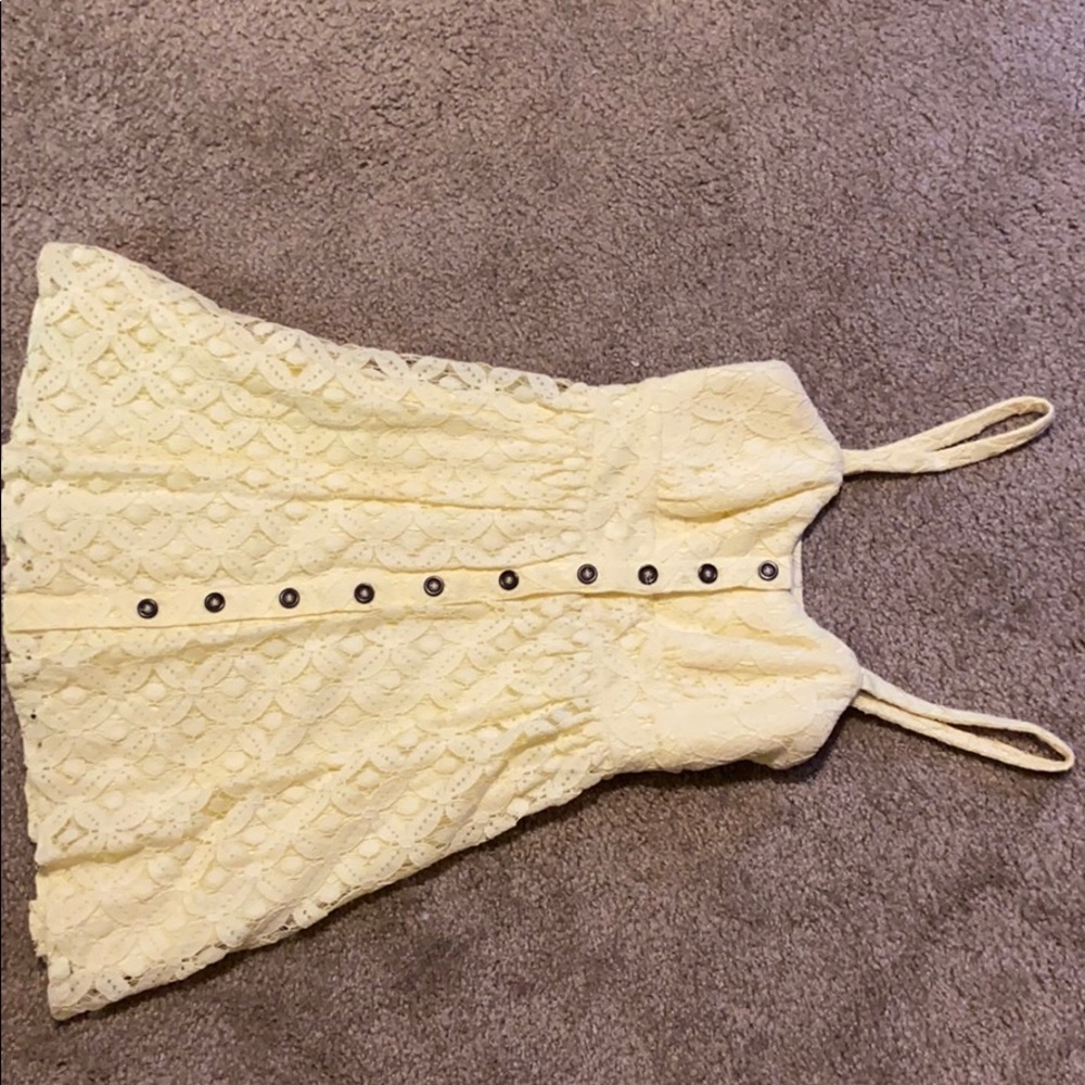 Yellow summer dress